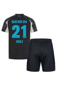 Bayer Leverkusen Amine Adli #21 Jalkapallovaatteet Lasten Kolmas peliasu 2024-25 Lyhythihainen (+ Lyhyet housut)